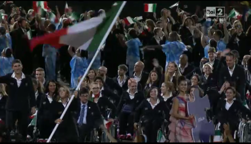 Paralimpiadi cerimonia apertura 7 settembre italia