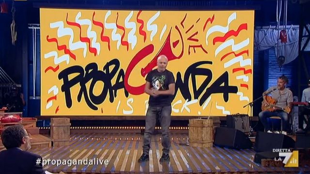 Stasera in tv 13 marzo 2020 Propaganda live