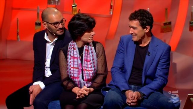 C'è posta per te 25 gennaio - Antonio Banderas con Marisa e Saverio 