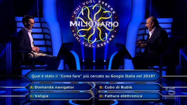 Chi vuol essere milionario? - Enrico Remigio risponde alla nona domanda