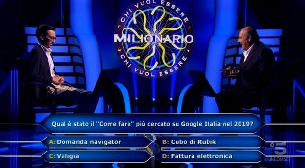 Chi vuol essere milionario diretta 29 gennaio - Remigio alla conquista del milione