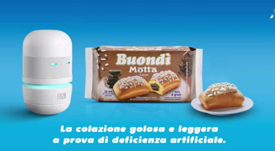 Spot in Tv Buondì Enza deficienza artificiale claim