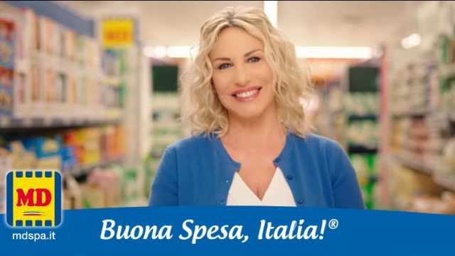 Spot in TV MD con Antonella Clerici - La spesa in musica della conduttrice