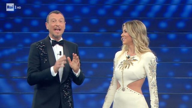 Sanremo 2020 diretta finale 8 febbraio - Entra Diletta Leotta - La gara prosegue con Alberto Urso