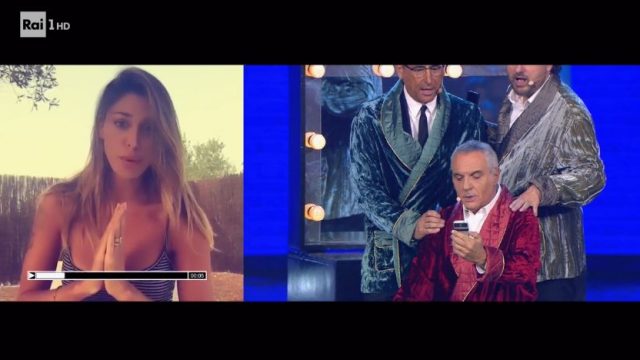 Panariello Conti Pieraccioni lo show diretta 14 febbraio - Belen Rodriguez