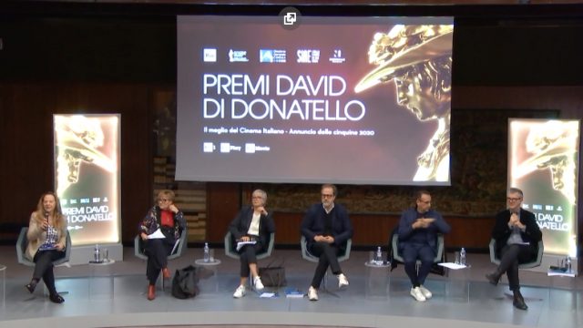 David di Donatello 2020 conferenza stampa