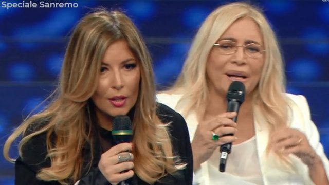 Domenica in speciale Sanremo Lucarelli contestata