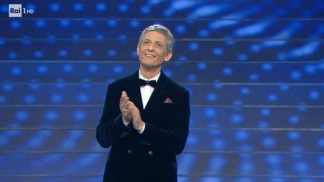 Sanremo 2020 look 8 febbraio Fiorello