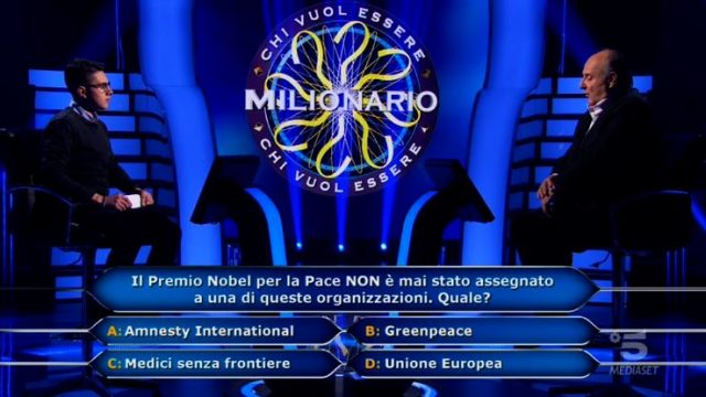 Chi vuol essere milionario diretta 19 febbraio - Marco Mancini vince 10mila euro