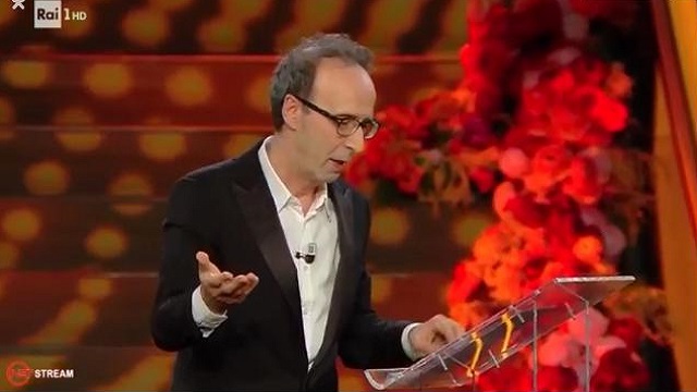 sanremo 2020 roberto benigni