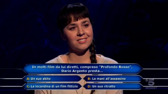 Chi vuol essere milionario diretta 4 marzo - Laura Leonardi risponde all'undicesima domanda