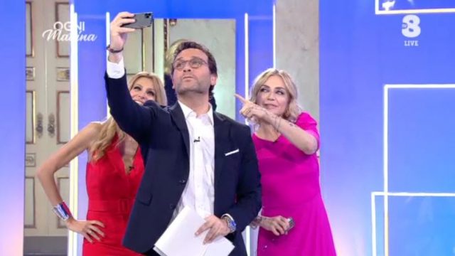 Il selfie finale con Paola Barale