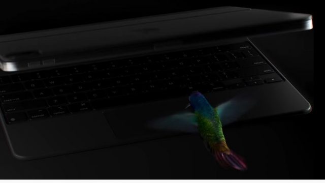 Spot in TV iPad Pro - Il colibrì e la tastiera Magic Keyboard retroilluminata