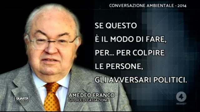 Quarta Repubblica 6 luglio - Le parole del Giudice Amedeo Franco