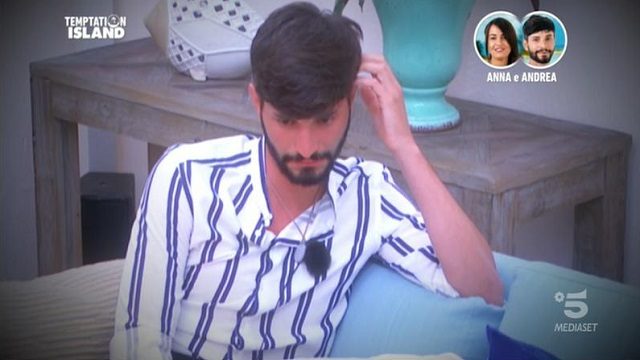 Temptation Island 7 diretta 9 luglio andrea