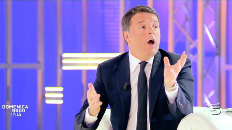 matteo renzi domica live