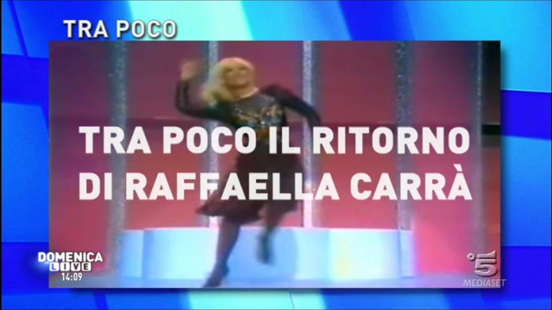 raffaella carrà domenica live barbara durso