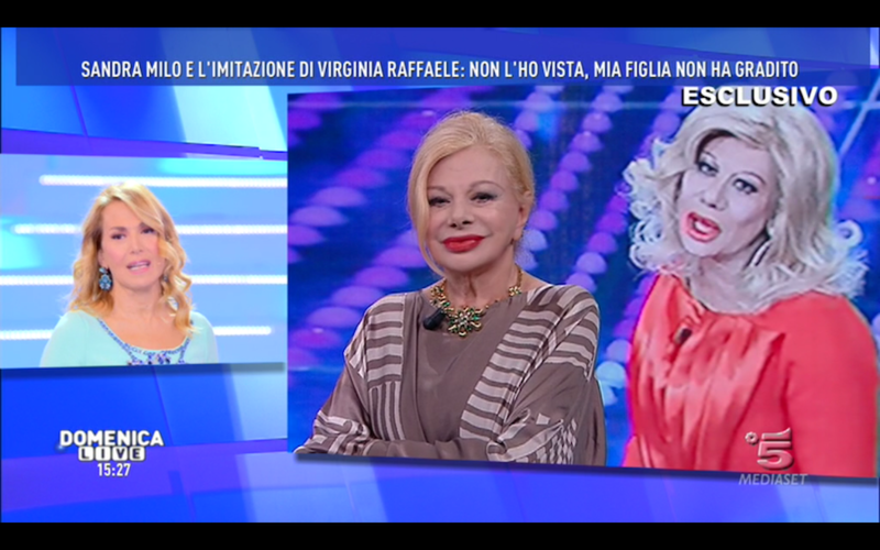 Domenica Live Sandra Milo