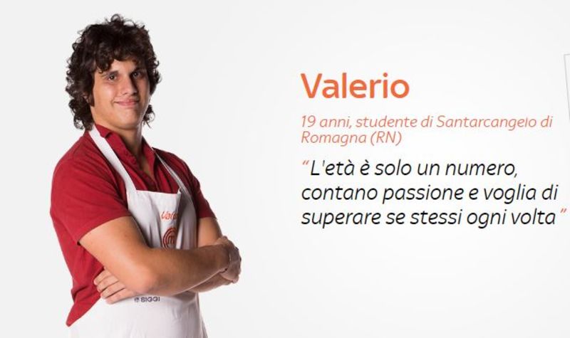 valerio masterchef 6