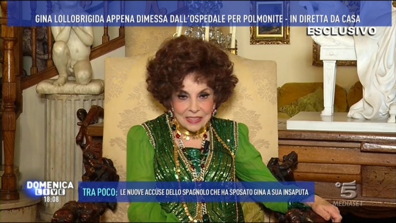 domenica live gina lollobrigida 29 01 17