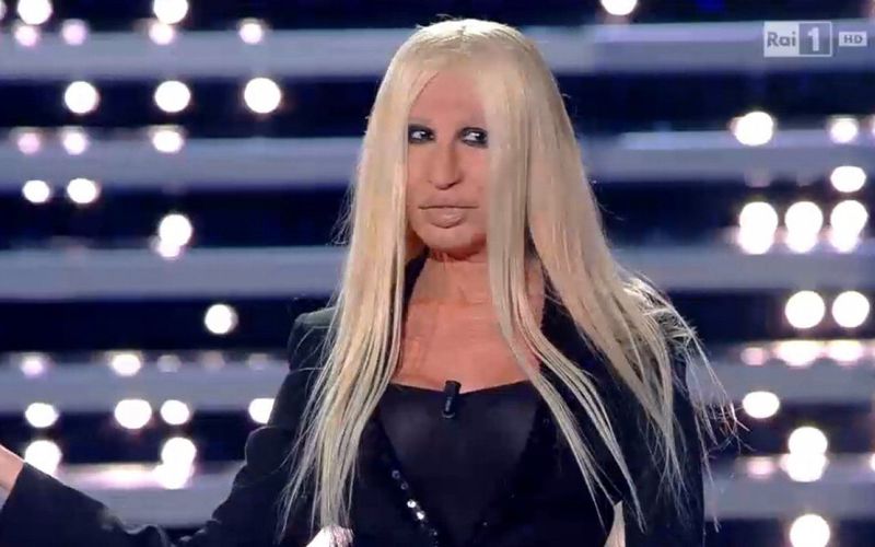 speciale larena virginia raffaele donatella versace