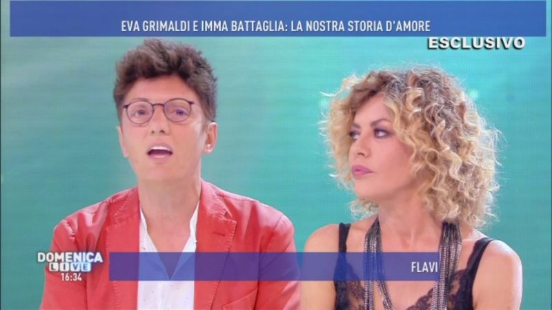 domenica live eva grimaldi imma battaglia