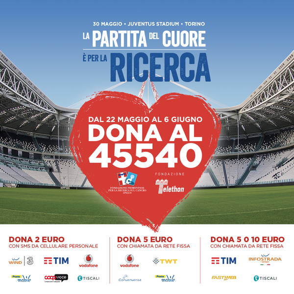 partita del cuore numero per donazioni