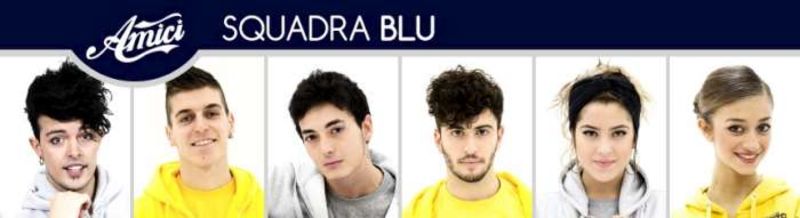 Amici 14, squadra blu