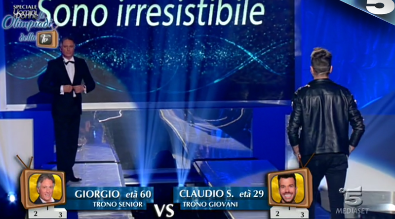 olimpiadi tv giorgio vs claudio sfilata