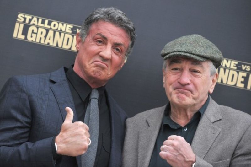 il grande match robert de niro e sylvester stallone