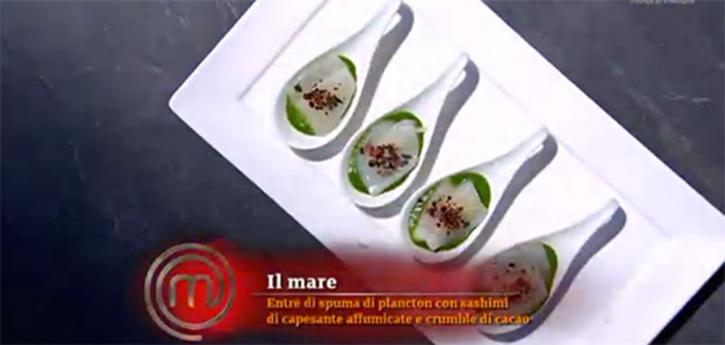 masterchef italia6 9marzo valerio primo piatto