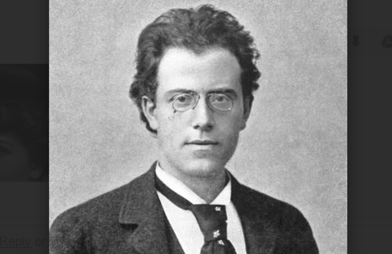 Gustav Malher da giovane
