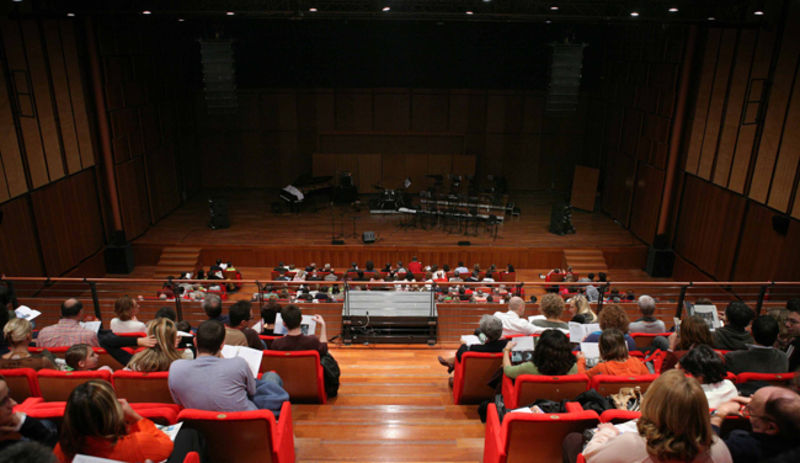 La Sala Petrassi dell'Auditorium Parco Della Musica a Roma