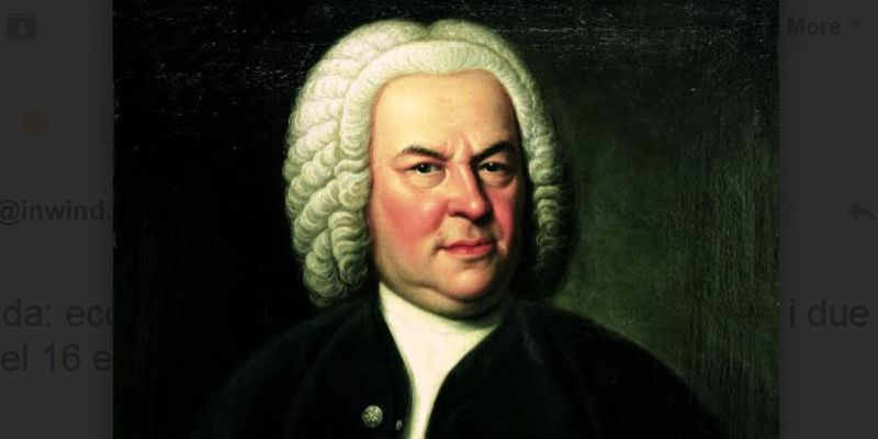 Il musicista e compositore Bach