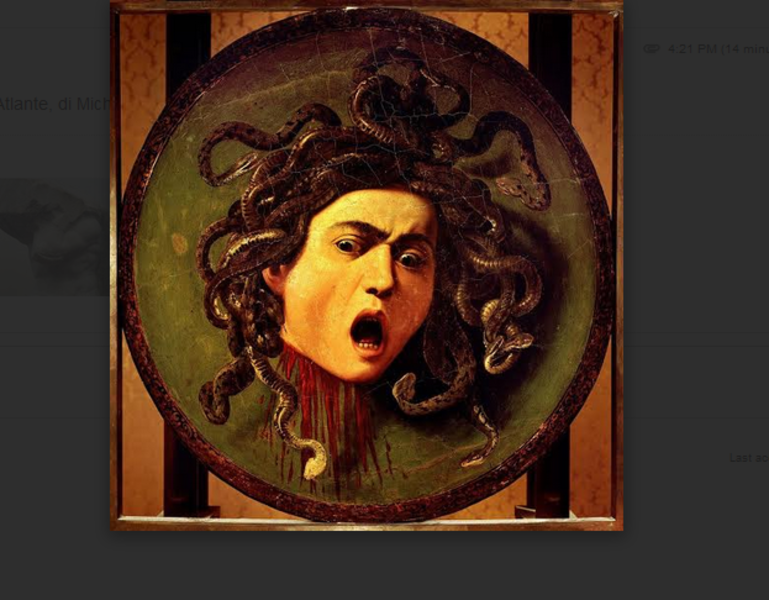 caravaggio medusa