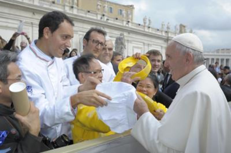 chef circiello e papa francesco