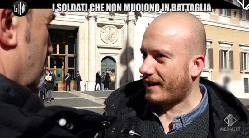 le iene show soldati malati