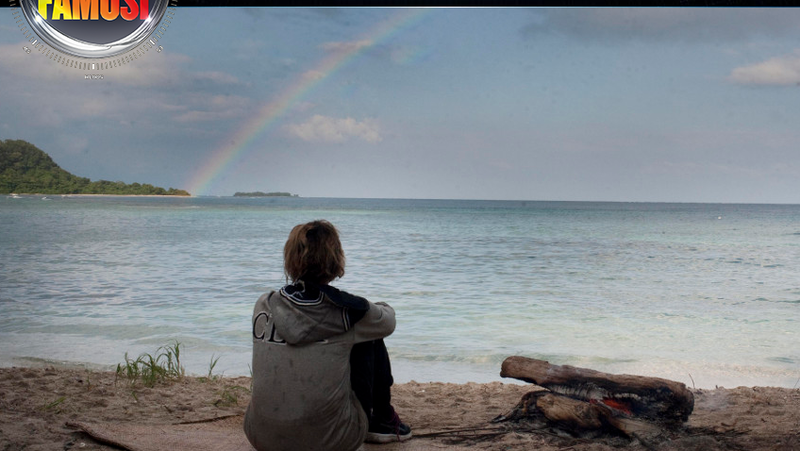 simona ventura playa soledad isola 2016