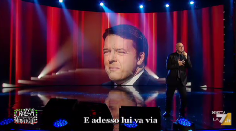 crozza 10 dic canzone su renzi