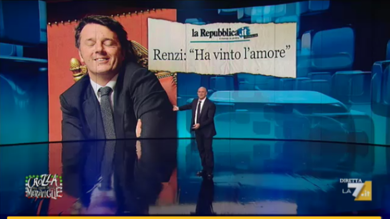 crozza meraviglie 26 febbraio renzi