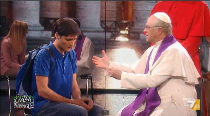 crozza meraviglie 29 aprile papa