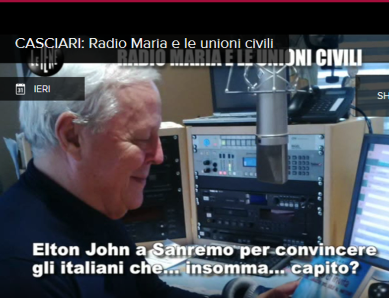 14 febbraio le iene radio maria