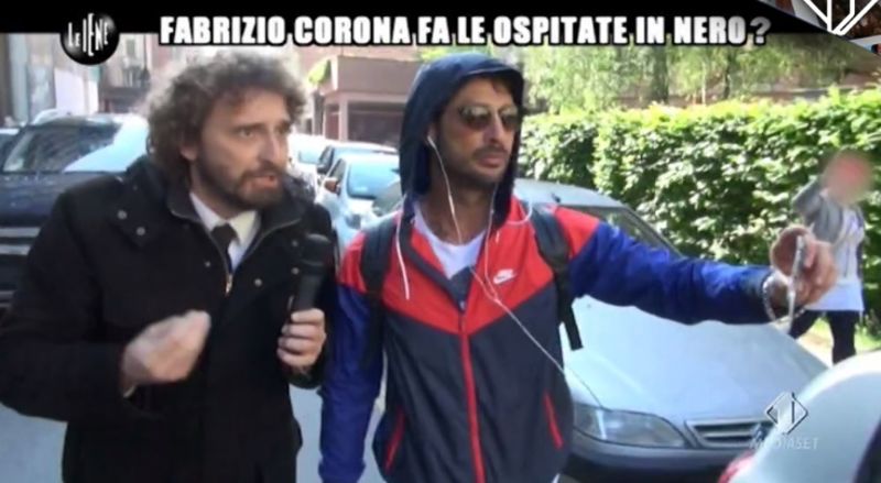 9ott le iene fabrizio corona