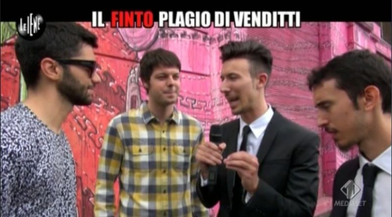 iene show 14 aprile finto plagio venditti