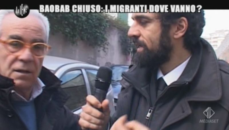 iene show 24 marzo migranti