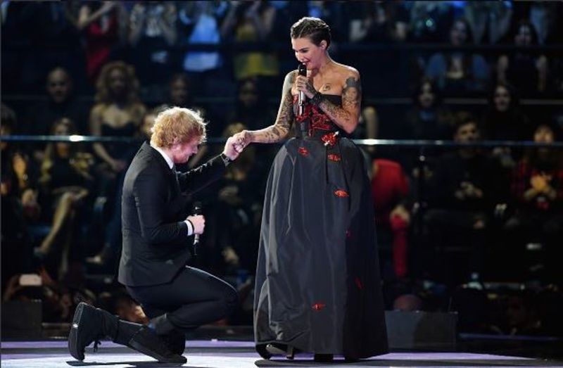 Ed Sheeran e Ruby Rose