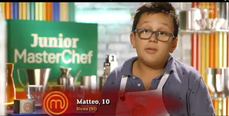 junior masterchef 3 14 aprile matteo