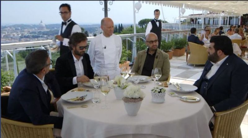 masterchef5 semifinale giudici la pergola