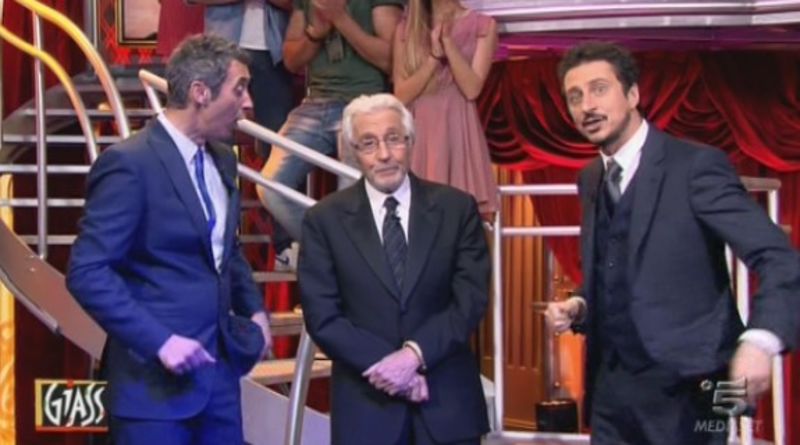 Pino Caruso con Luca e Paolo