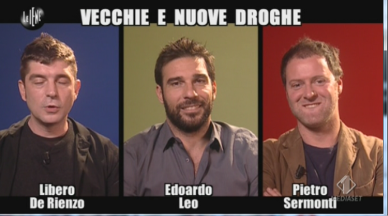 Le iene show: intervista tripla sulle droghe